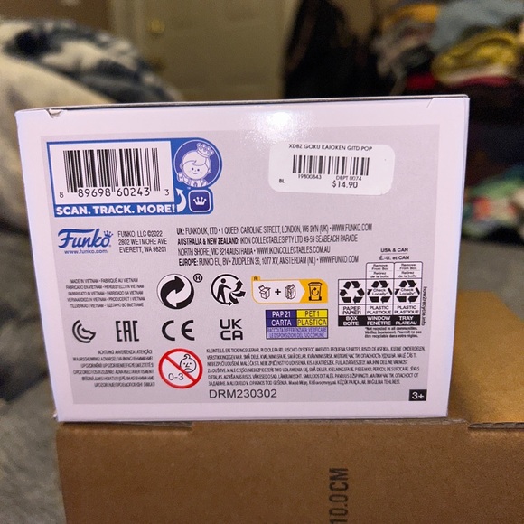 Funko Pop SSGSS Goku (Kaio-Ken Times Twenty) BoxLunch Exclusive GITD #1256 - Picture 6 of 6